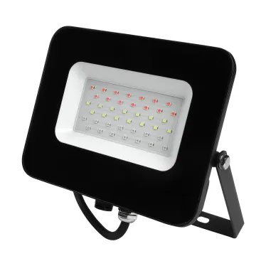 Прожектор светодиодный ДО-30w RGB IP65 черный корпус