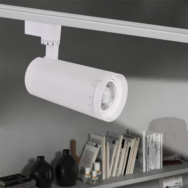 Светильник светодиодный на шинопровод ДПО-28Вт 3000К WH белый IP40 ZOOM