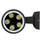 Светильник светодиодный PWL-26090/30D 2x5w архитектурный IP65 6500К черный