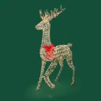 Светодиодная фигура Олень 180см, цвет свечения теплый белый, питание от трансформатора, IP44