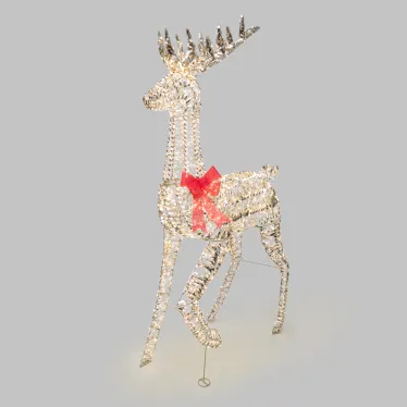 Светодиодная фигура Олень 180см, цвет свечения теплый белый, питание от трансформатора, IP44