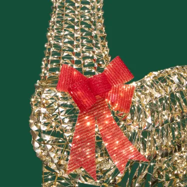 Светодиодная фигура Олень 180см, цвет свечения теплый белый, питание от трансформатора, IP44