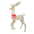 Светодиодная фигура Олень 180см, цвет свечения теплый белый, питание от трансформатора, IP44