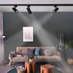 Светильник светодиодный трековый на шинопровод ДПО-20W 4000К 1800Лм IP40, черный