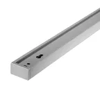 Шинопровод серый 2м с токоподводом и заглушкой Jazzway