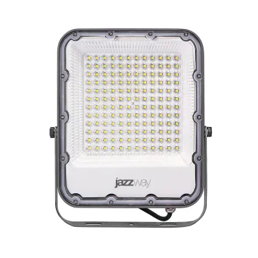 Прожектор светодиодный ДО-100 Вт 11000 Лм 6500К IP65 200-240 В LED угол светораспределения 80° -40... +50°С литой алюминий с антикоррозийным покрытиемлинзовый модуль Jazzway