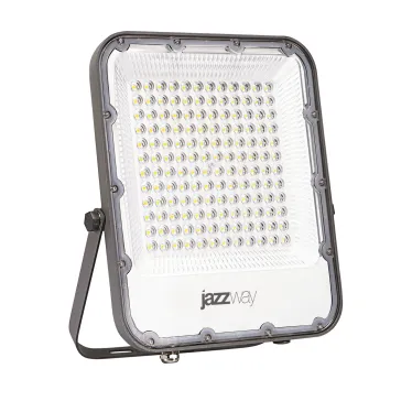 Прожектор светодиодный ДО-100 Вт 11000 Лм 6500К IP65 200-240 В LED угол светораспределения 80° -40... +50°С литой алюминий с антикоррозийным покрытиемлинзовый модуль Jazzway