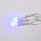 Занавес светодиодный с эффектом мерцания 3х2м Соединяемый 240 светодиодов Синий свет Провод прозрачный