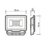 Прожектор светодиодный ДО-20Вт IP65 GREEN цвет свечения ЗЕЛЕНЫЙ Jazzway