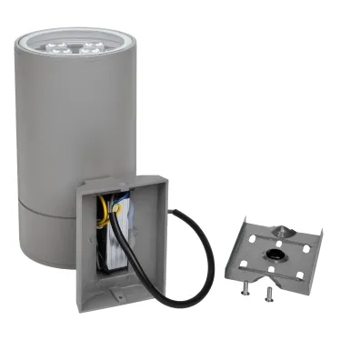 Светильник светодиодный ДБУ-9Вт архитектурный IP65 3000К 810Лм серый