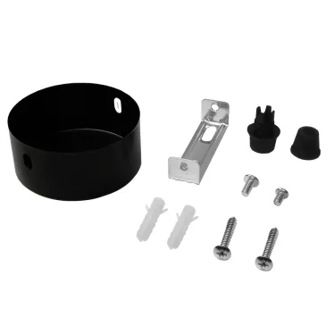 Светильник светодиодный трековый на шинопровод ДПО-10Вт 3000К 600х80 корпус алюминий черный на подвесе 1м IP40