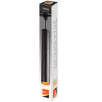 Светильник светодиодный трековый на шинопровод ДПО-10Вт 3000К 600х80 корпус алюминий черный на подвесе 1м IP40