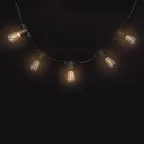 Гирлянда E27 без ламп PBL-S40/ L24+1.5 Black E27 (универс.крепл) IP65 Jazzway