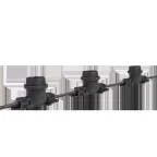 Гирлянда E27 без ламп PBL-S40/ L24+1.5 Black E27 (универс.крепл) IP65 Jazzway