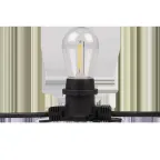 Гирлянда E27 без ламп PBL-S40/ L24+1.5 Black E27 (универс.крепл) IP65 Jazzway
