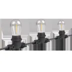 Гирлянда E27 без ламп PBL-S40/ L24+1.5 Black E27 (универс.крепл) IP65 Jazzway
