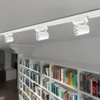 Светильник светодиодный трековый на шинопровод ДПО- 25w 4000K 24 град. WH (белый) IP40