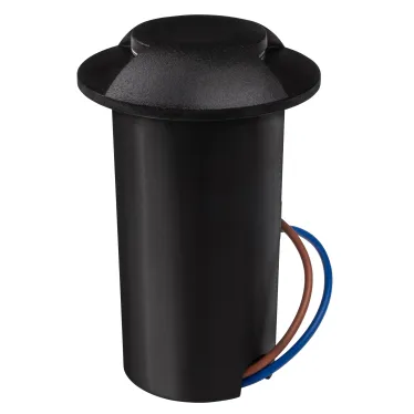 Светильник светодиодный грунтовый встраиваемый ДВУ- 2w 4000K IP65 черный PGR R60/2