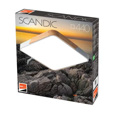 Светильник светодиодный потолочный SCANDIC ДБО-72W 3000-6500К 5760Лм серый IP20
