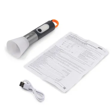 Ручной светодиодный фонарь боковая подсветка литий-ионный аккумулятор Accu1-L5W/L3W-bk, Li-Ion, JAZZway
