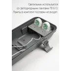 Светильник под 2 светодиодные лампы T8 G13 влагозазищенный 2x1200 PWP-T8 230В IP65 Jazzway