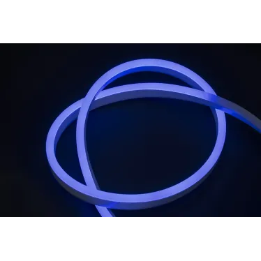 Лента светодиодная ''Неон'' PFN-01 2835/120 220V 6w/m 8х16мм Blue IP65 1м синяя