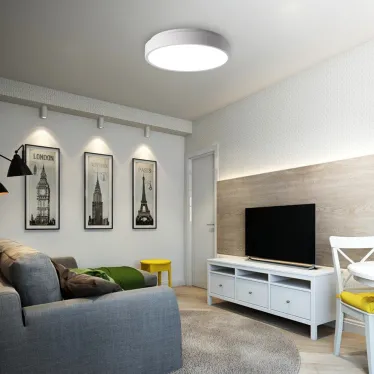Светильник светодиодный потолочный SCANDIC ДБО-36W 4000К 2280Лм белый IP20 Jazzway