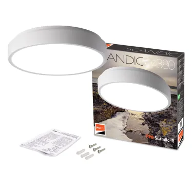 Светильник светодиодный потолочный SCANDIC ДБО-36W 4000К 2280Лм белый IP20 Jazzway
