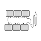 Светильник светодиодный ДВО 089/G OPAL 42W 4000K GREY IP40 /комплект/ 3480Лм JazzWay