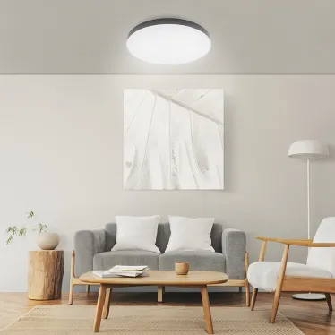 Светильник светодиодный ДБО-80w 4000К 5600Лм IP20 ''LUNA'' BLACK