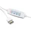 Светильник светодиодный настольный декоративный Кристалл USB 2700-6500К 120Лм (плавная регулировка яркости) высококачественный акрил белый