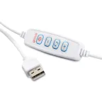 Светильник светодиодный настольный декоративный Кристалл USB 2700-6500К 120Лм (плавная регулировка яркости) высококачественный акрил белый