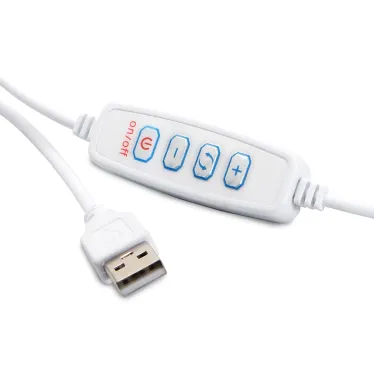 Светильник светодиодный настольный декоративный Кристалл USB 2700-6500К 120Лм (плавная регулировка яркости) высококачественный акрил белый