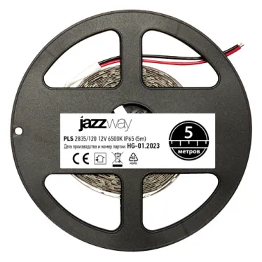 Лента светодиодная LEDx120/м 1м 10Вт/м 12В белый IP65 (5м)