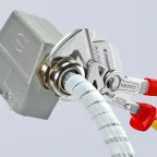 Клещи переставные - гаечный ключ VDE 1000V 52 мм (2) L-250 мм диэлектрические Cr-V хромированные 2-компонентные рукоятки блистер