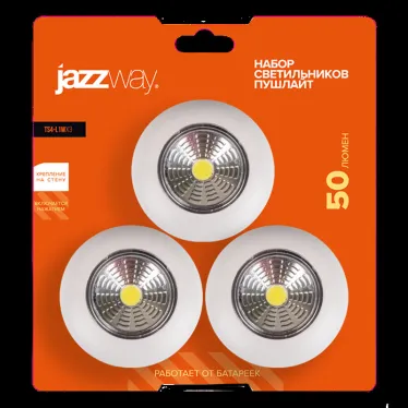 Светильник-подсветка пушлайт TS4-L1Wx3 (комплект 3 шт) | .5023307 | Jazzway
