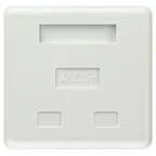 Розетка компьютерная RJ-45 категория 5е неэкранированная 2-порта упаковка 30 шт