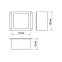 Светильник светодиодный ДВО 089/G OPAL 9W 4000K GREY IP40 780Лм JazzWay
