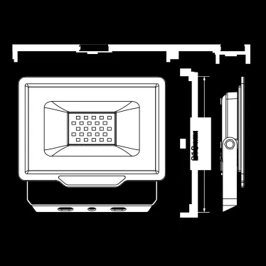 Прожектор светодиодный ДО-100Вт 4000К 10000Лм IP65 JazzWay