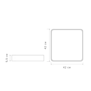 Светильник светодиодный потолочный SCANDIC ДБО-54W 4000К 4320Лм белый IP20 Jazzway