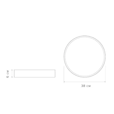 Светильник светодиодный потолочный SCANDIC ДБО-36W 4000К 2280Лм серый IP20