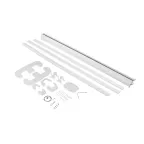 Snap-On мобильная колонна алюм с крышкой из пластика 2 секции, высота 2 м, белый | 653026 | Legrand
