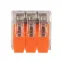 Клеммы монтажные многоразовые PTC-3P 221-413 450V 32A 0,14-4.0mm2, 3 отверстия, прозрачные / 50шт.