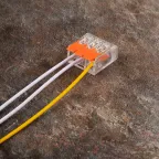 Клеммы монтажные многоразовые PTC-3P 221-413 450V 32A 0,14-4.0mm2, 3 отверстия, прозрачные / 50шт.