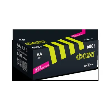 Аккумуляторы AA 600мАч Ni-Cd 2шт.