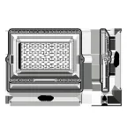 Прожектор светодиодный ДО-200 Вт 20000 Лм 6500К LOWTEMP 120° IP65  JazzWay