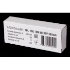 Драйвер 500мА для PPL 300 18w DC31v SW | 5005259 | Jazzway
