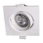 Светильник светодиодный ДВО-7W 4000K 490 Лм квадр/поворот 38 град. IP40