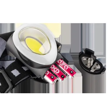 Фонарь налобный H5-L3W-gy (черно-сер.)