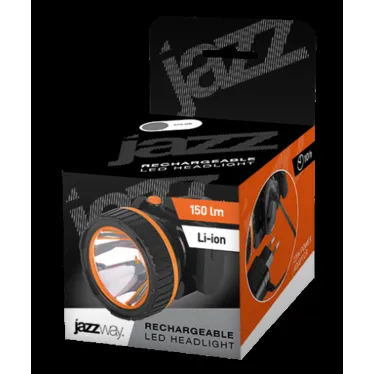 Фонарь прожекторный  AccuH7-L3W-bk, Li-ion, ПРОМО | 5009004 | JAZZway